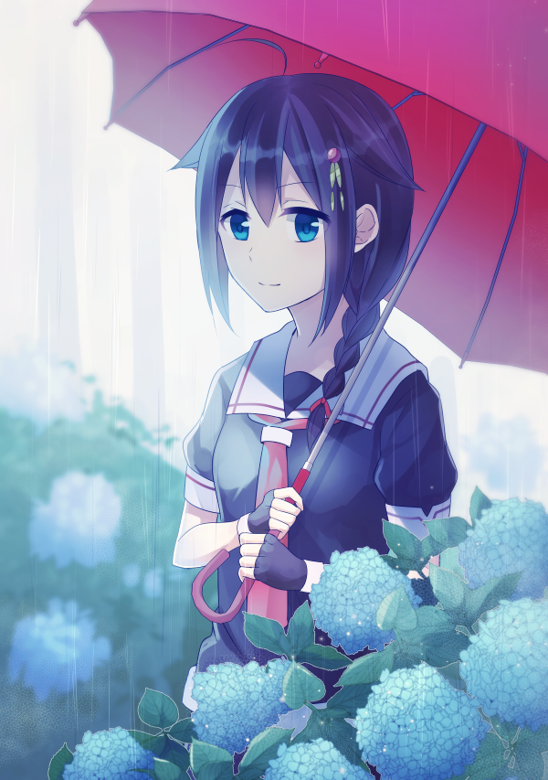 shigure and shigure kai ni (kantai collection) drawn by shika_(hachilemon)