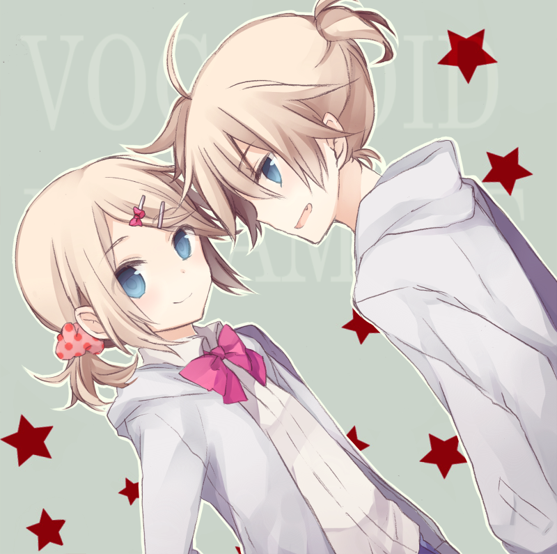 kagamine rin and kagamine len (vocaloid) drawn by yuuki_arisu_(yuigi)