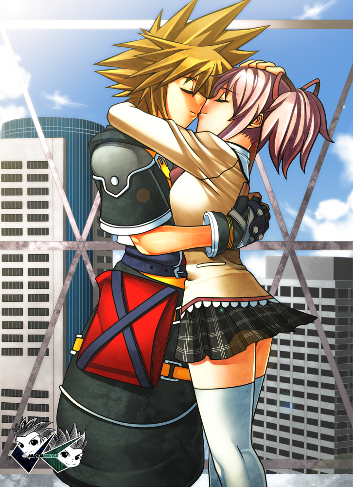 kaname madoka and sora (mahou shoujo madoka magica and 2 more) drawn by jadenkaiba