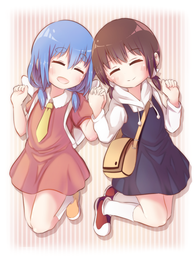 furutani kaede and funami mari (yuruyuri) drawn by tokunaga_(gokaku_kansuu)
