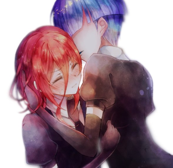 phosphophyllite and cinnabar (houseki no kuni) drawn by meguritekuruhi