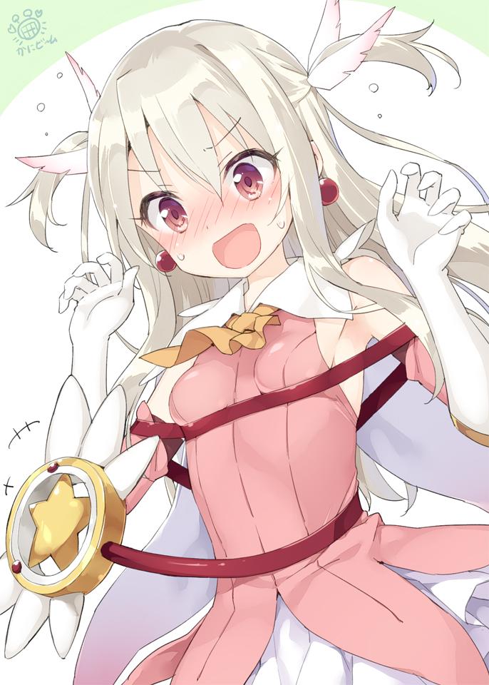 illyasviel von einzbern, prisma illya, and magical ruby (fate and 1 more) drawn by kani_biimu