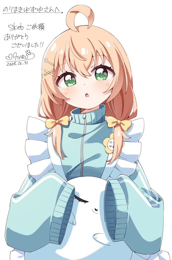 norimaki yuzuyu (indie virtual youtuber) drawn by haru_(konomi_150)