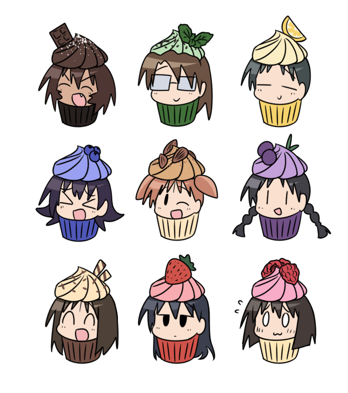 kasuga ayumu, sakaki, mihama chiyo, takino tomo, kagura, and 4 more (azumanga daioh) drawn by farhan_melukis
