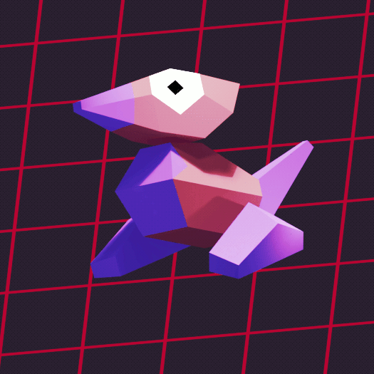 porygon (pokemon) drawn by cortoony
