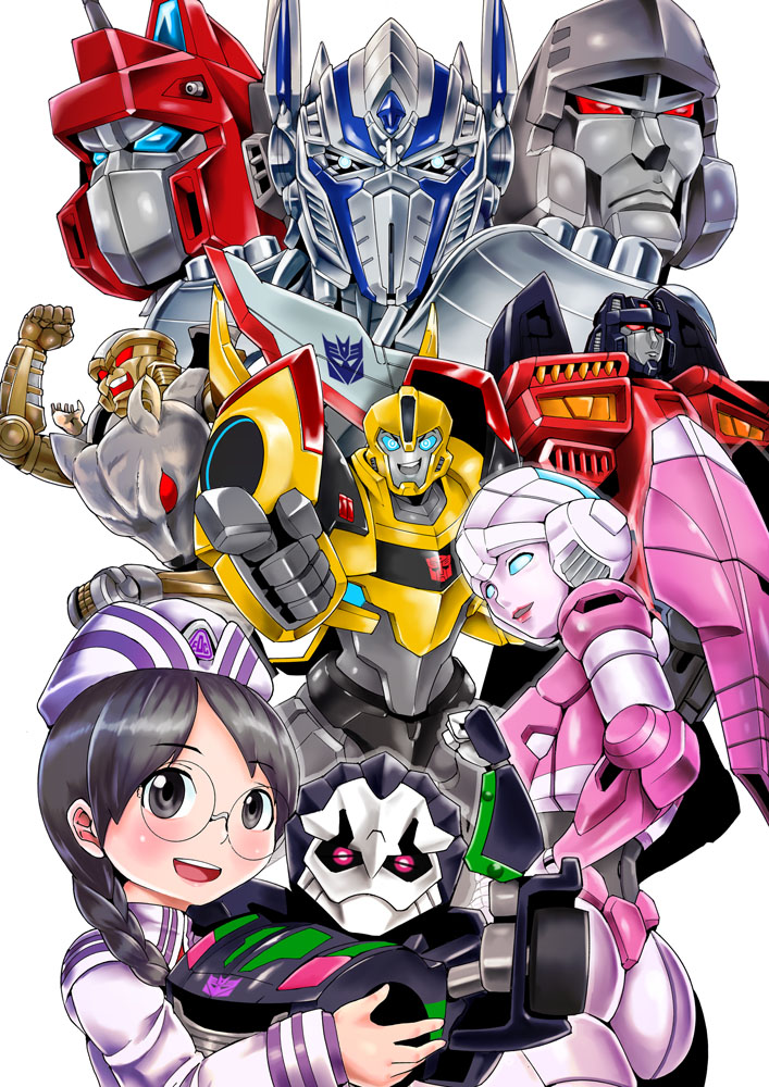 optimus prime, megatron, starscream, bumblebee, arcee, and 4 more ( transformers and 8 more) drawn by kamizono_(spookyhouse) | Danbooru