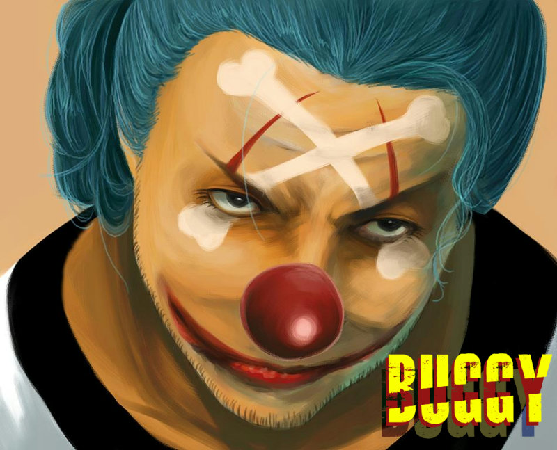 buggy the clown (one piece) drawn by k0haloid