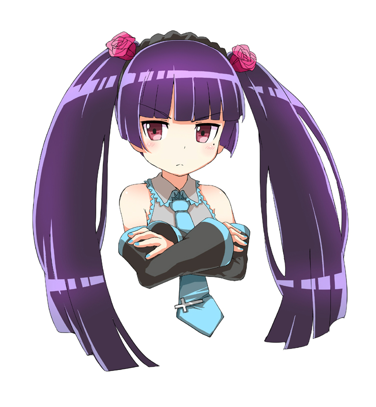 hatsune miku and gokou ruri (vocaloid and 1 more) drawn by owarine_miku