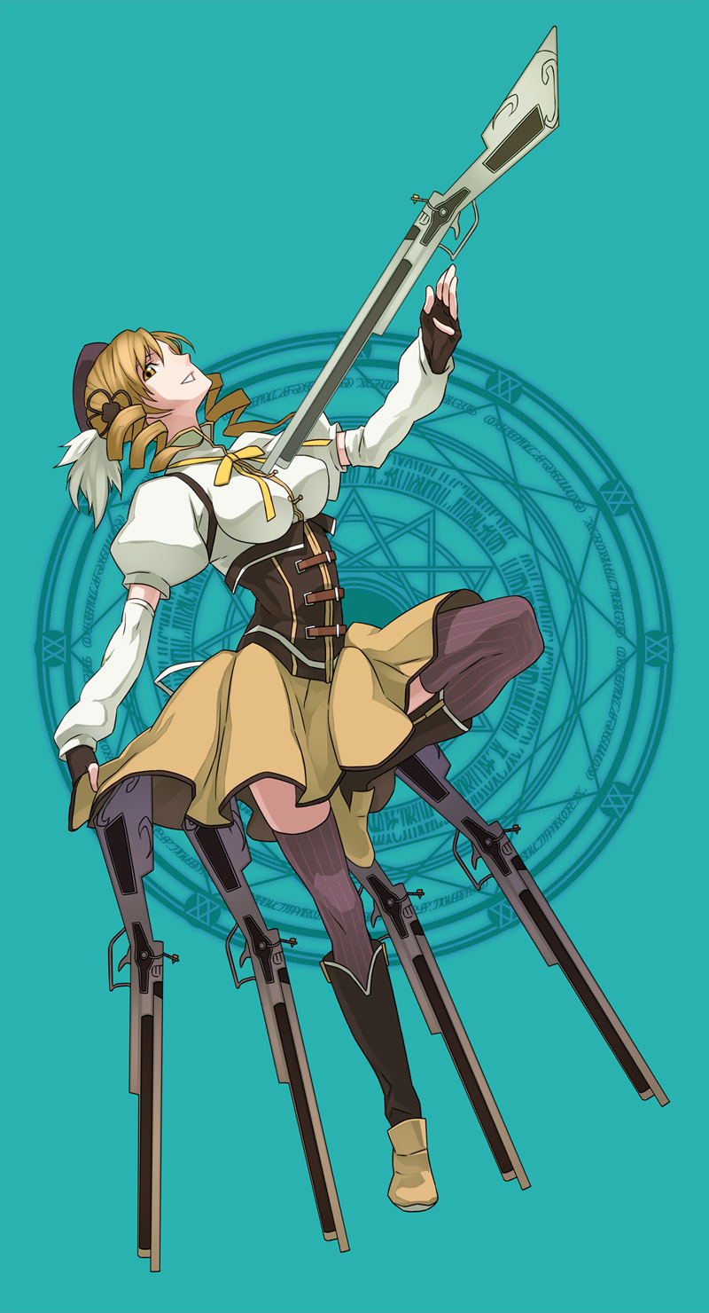tomoe mami (mahou shoujo madoka magica) drawn by sami_(object_dump)