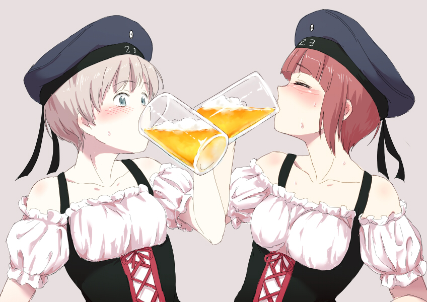 z1 leberecht maass and z3 max schultz (kantai collection) drawn by nathaniel_pennel