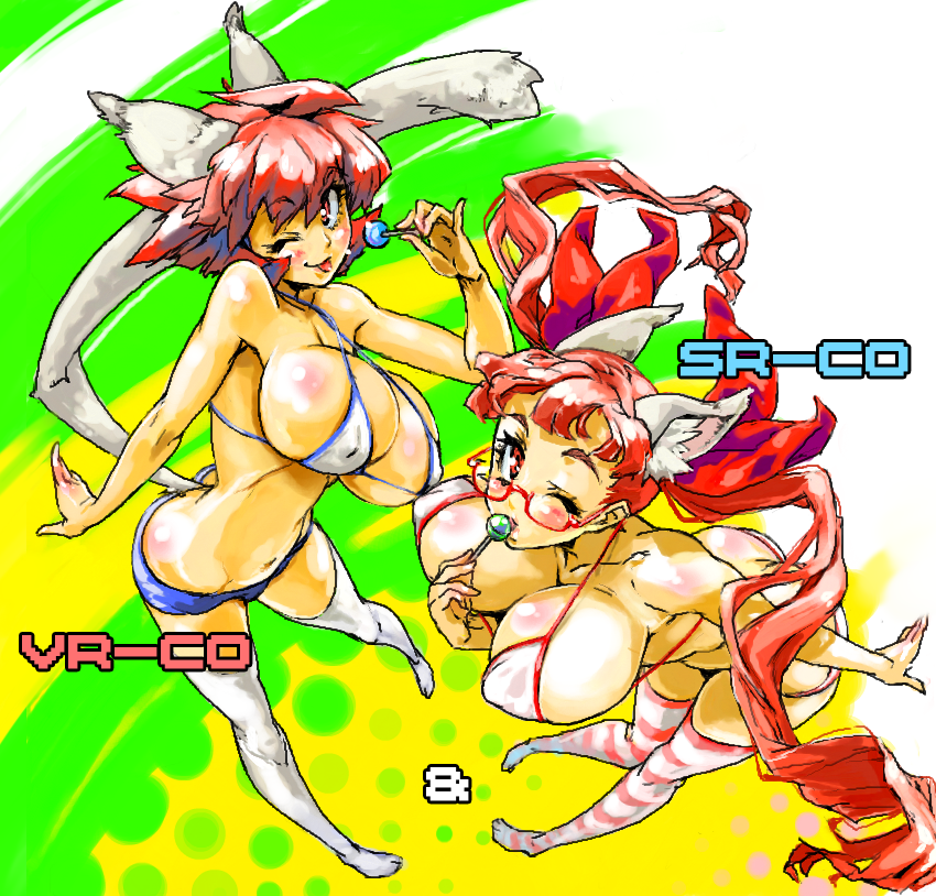 vrco and srco (original) drawn by chikuwa_(tks)