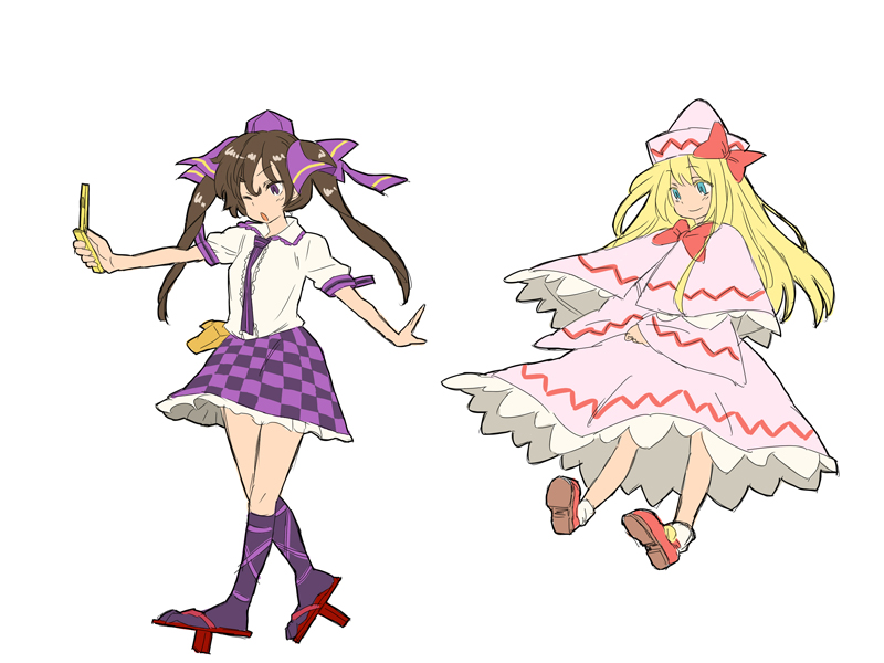 himekaidou hatate and lily white (touhou) drawn by matsutani