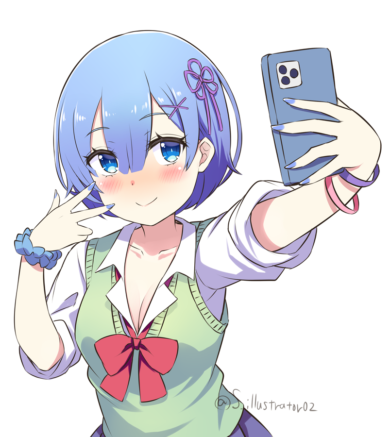 rem (re:zero kara hajimeru isekai seikatsu) drawn by s_(hdru2332)