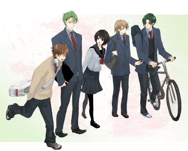 sothe, laura, leonardo, edward, and aran (fire emblem and 1 more) drawn by hanakago