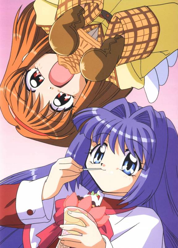 tsukimiya ayu and minase nayuki (kanon) drawn by oonishi_youichi