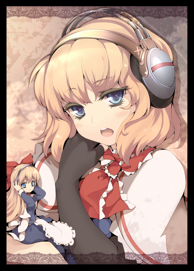 alice margatroid and shanghai doll (touhou) drawn by uruu_gekka