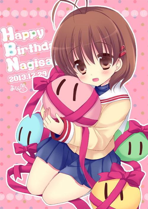 furukawa nagisa (clannad and 1 more) drawn by hoshimame_mana