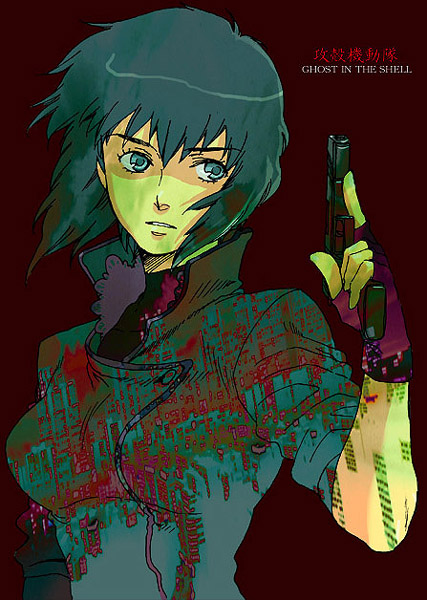 kusanagi motoko (ghost in the shell) drawn by amanatsu_kanko