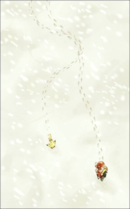pikachu and red (pokemon and 1 more) drawn by stone_(shirokanipe_ranran)