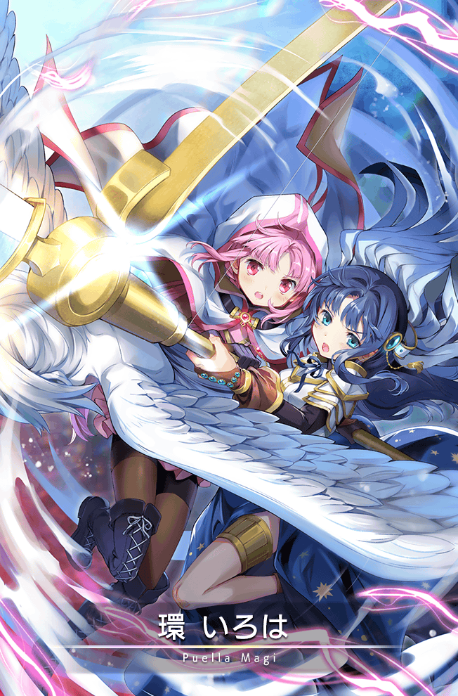 tamaki iroha and nanami yachiyo (mahou shoujo madoka magica and 1 more) drawn by punyan