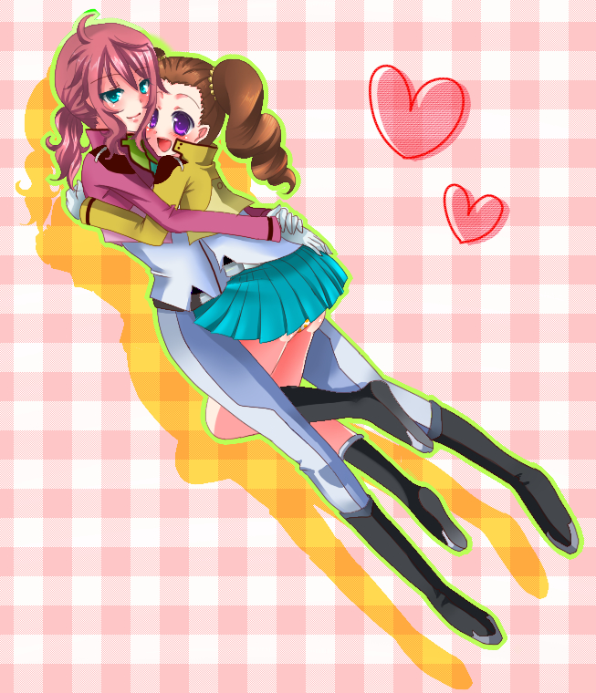 feldt grace and mileina vashti (gundam and 1 more)