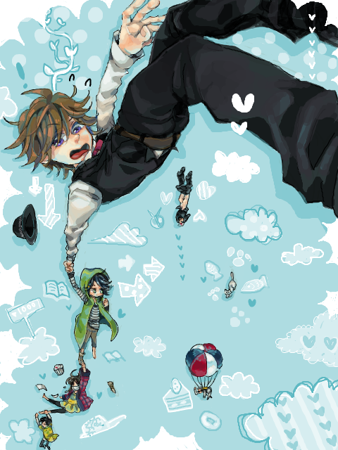 kamen rider double, philip, hidari shoutarou, and narumi akiko (kamen rider and 1 more) drawn by endlphin