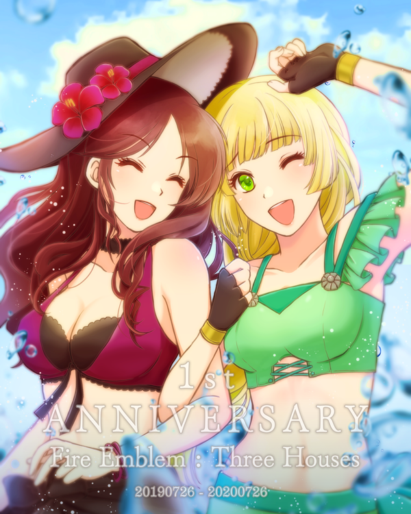 dorothea arnault and ingrid brandl galatea (fire emblem and 2 more) drawn by glmin_tanaka