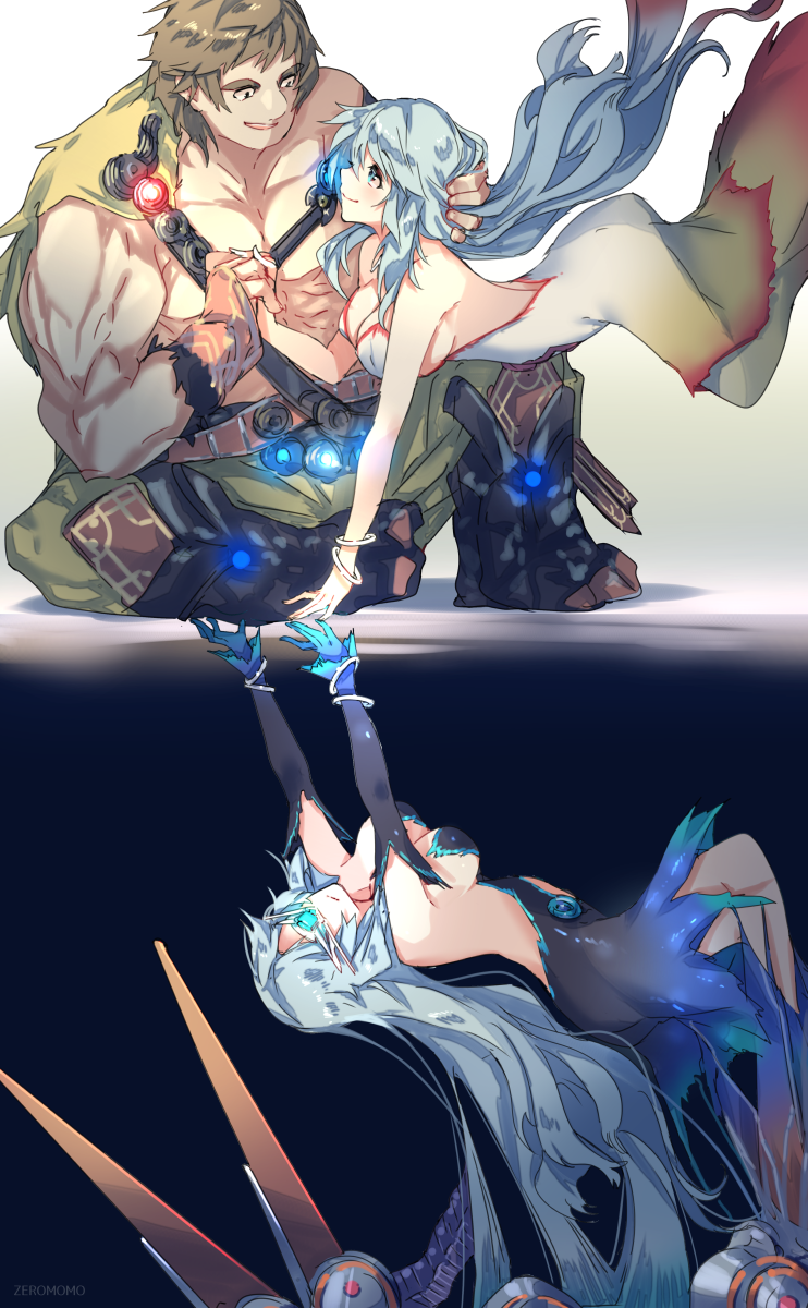 artemis and super orion (fate and 1 more) drawn by carimarica