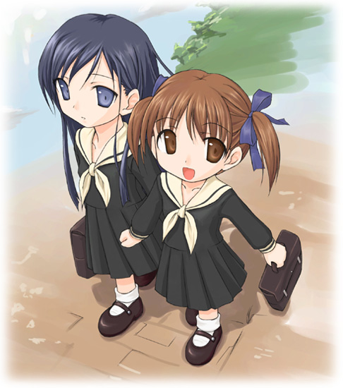 fukuzawa yumi and ogasawara sachiko (maria-sama ga miteru) drawn by takayaki