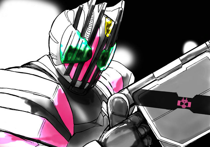 kamen rider decade (kamen rider and 1 more) drawn by hashimoto