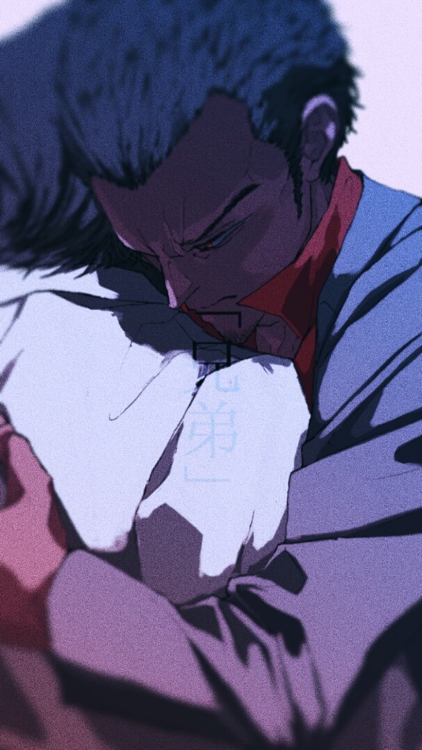 kiryu kazuma and nishikiyama akira (ryuu ga gotoku and 1 more) drawn by origoto