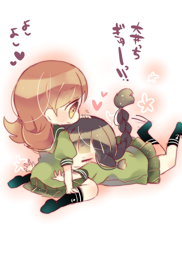 kitakami and ooi (kantai collection) drawn by nekoto_rina