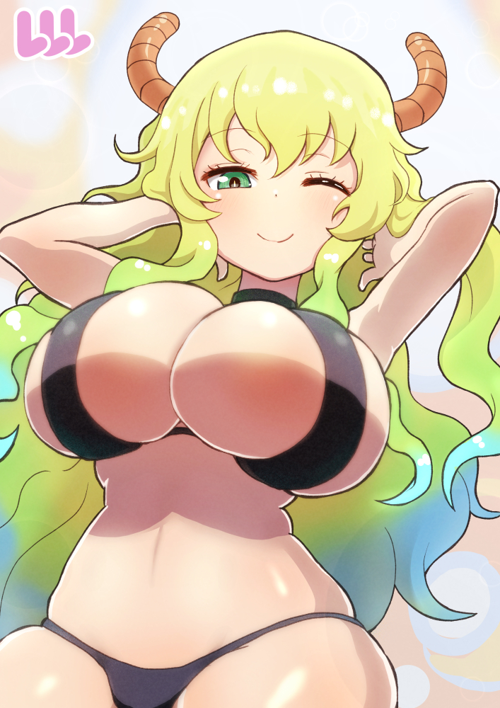 lucoa (kobayashi-san chi no maidragon) drawn by reiwa_rerere