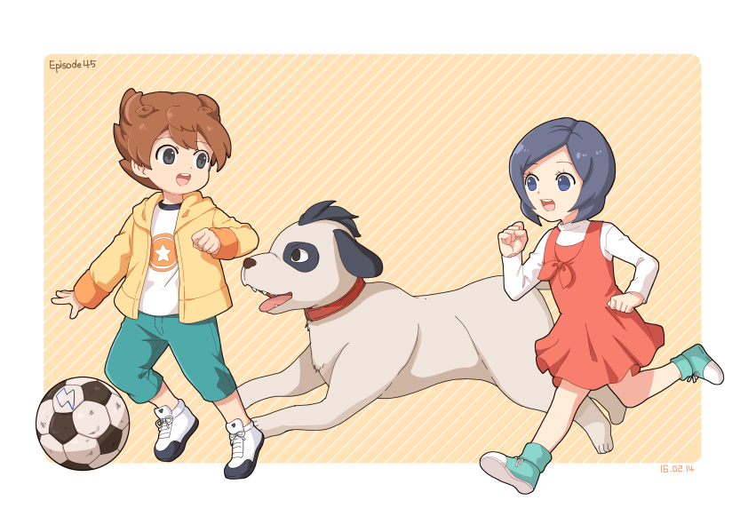 matsukaze tenma, sorano aoi, and sasuke (inazuma eleven and 1 more) drawn by t_(toddy_t)