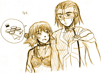 mimiru and bear (.hack// and 1 more) drawn by yuura_shiu