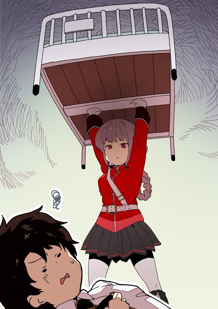 fujimaru ritsuka and florence nightingale (fate and 1 more) drawn by yaguchiya_tomoshi