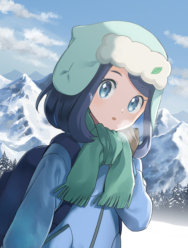 liko (pokemon and 1 more) drawn by morisawa_machi
