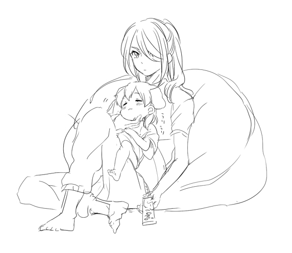 kazemaru ichirouta and miyasaka ryou (inazuma eleven) drawn by tomo_(sjim)