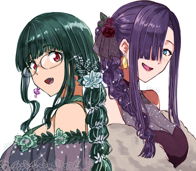 anosillus ii and princess (gridman universe) drawn by risyo