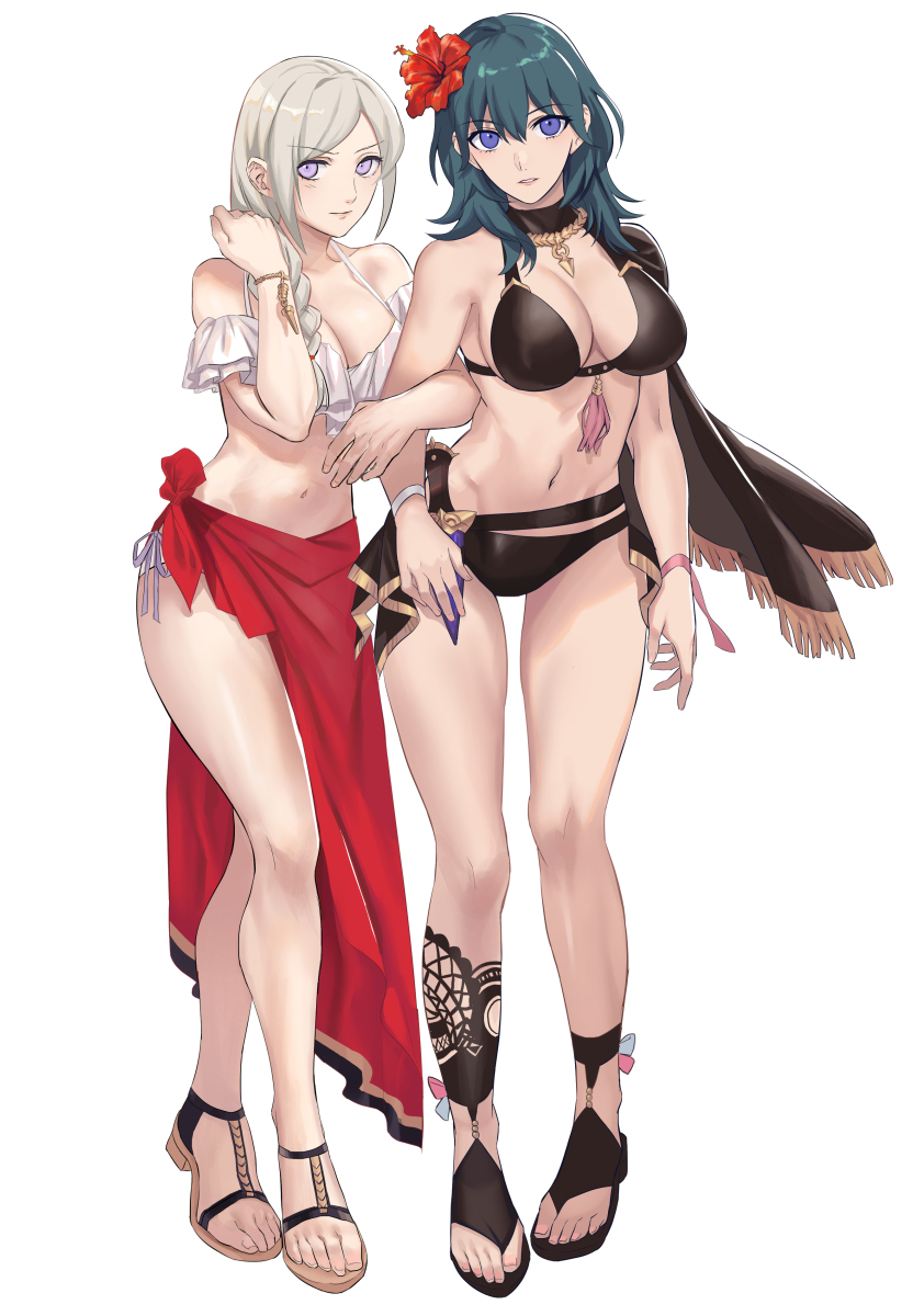 female byleth and edelgard von hresvelg (fire emblem and 2 more) drawn by aizumi240326