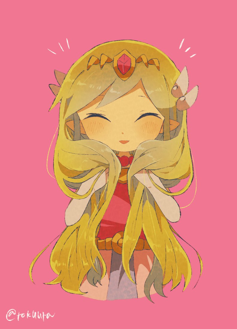 princess zelda and toon zelda (the legend of zelda and 2 more) drawn by tokuura