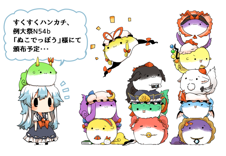 remilia scarlet, flandre scarlet, alice margatroid, patchouli knowledge, yakumo yukari, and 9 more (touhou) drawn by rebecca_(keinelove)