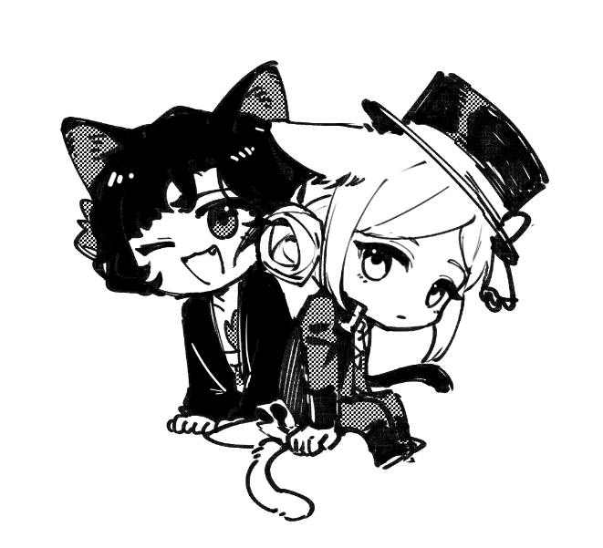 vertin and schneider (reverse:1999) drawn by xunyu_(manyu)