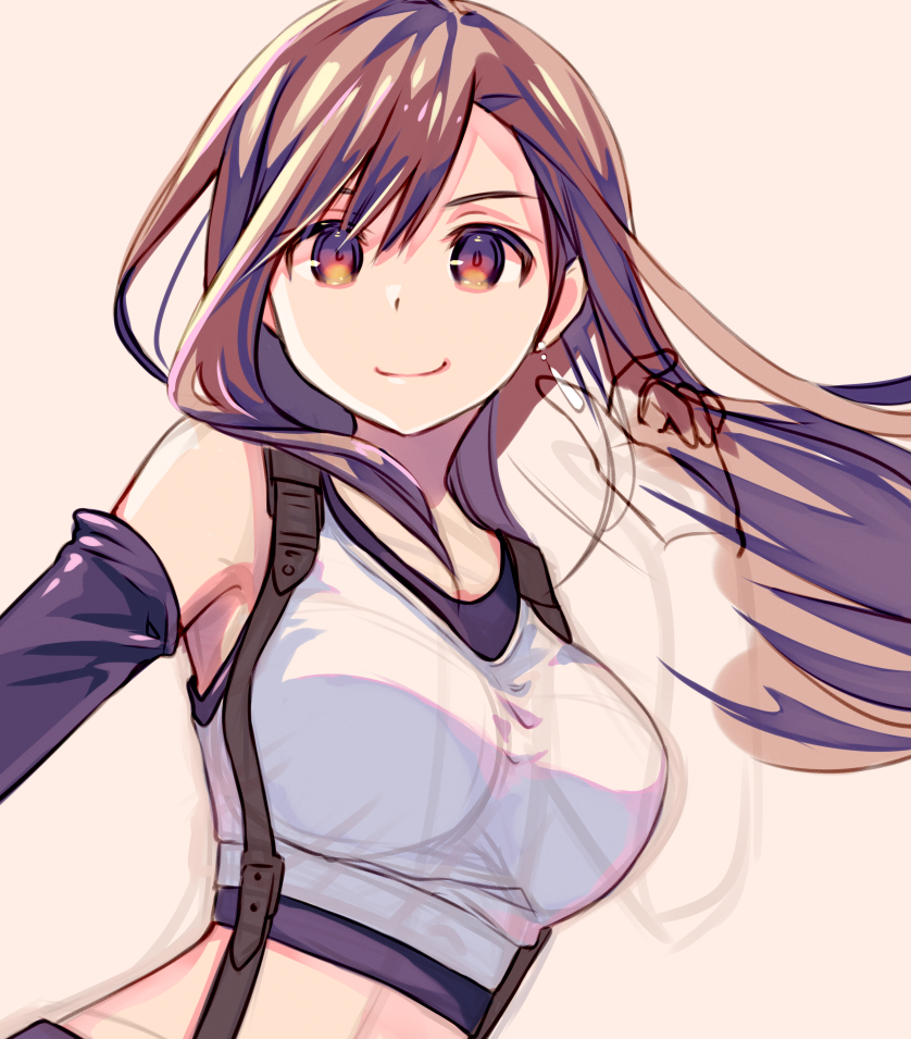 tifa lockhart (final fantasy and 2 more) drawn by kuga_tsukasa