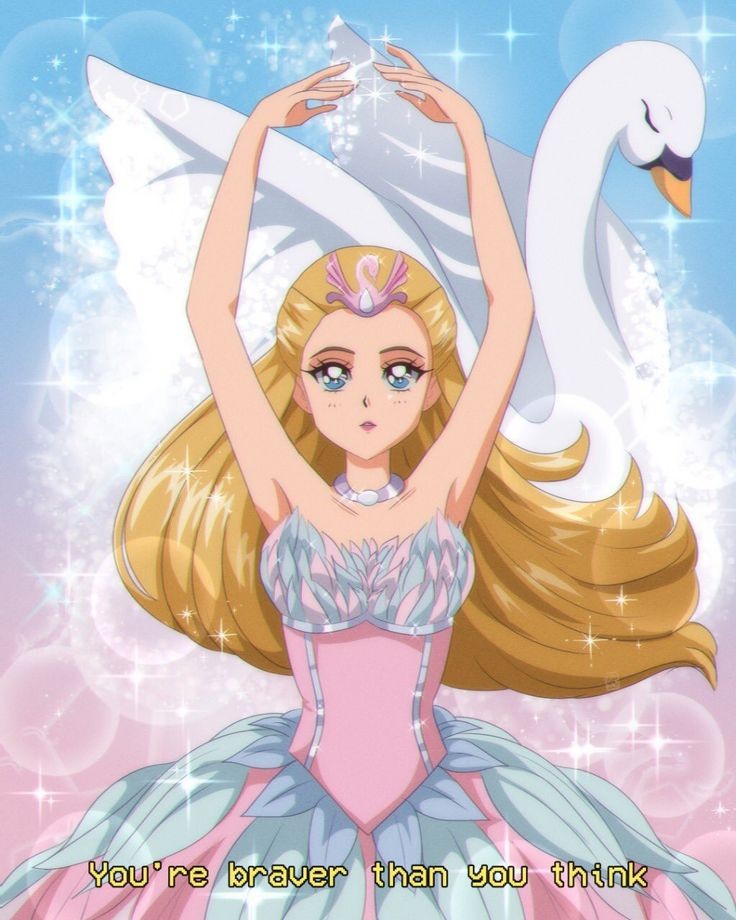 barbie and odette (barbie and 2 more) drawn by brenni_murasaki