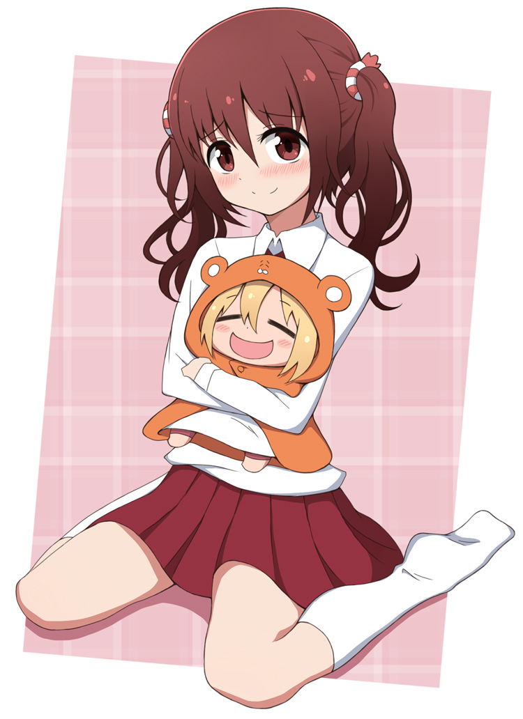 doma umaru and ebina nana (himouto! umaru-chan) drawn by nel-c