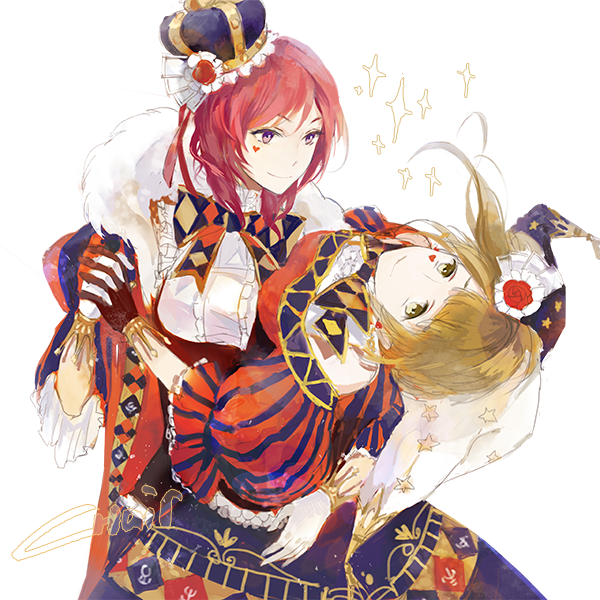 nishikino maki and minami kotori (love live! and 1 more) drawn by chairlog