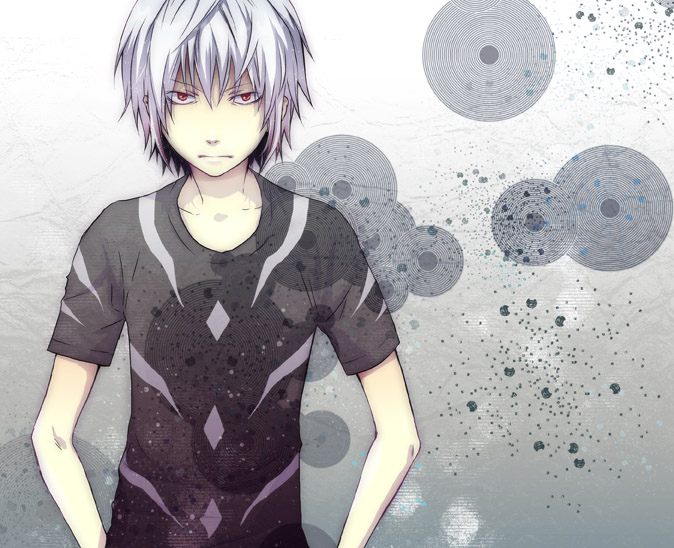 accelerator (toaru majutsu no index) drawn by mutsuco