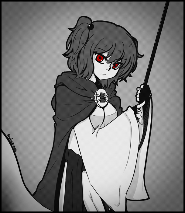 onozuka komachi (touhou and 2 more) drawn by xkaishaku