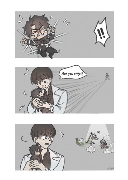 kim dokja and yoo joonghyuk (omniscient reader's viewpoint) drawn by mikoyuki